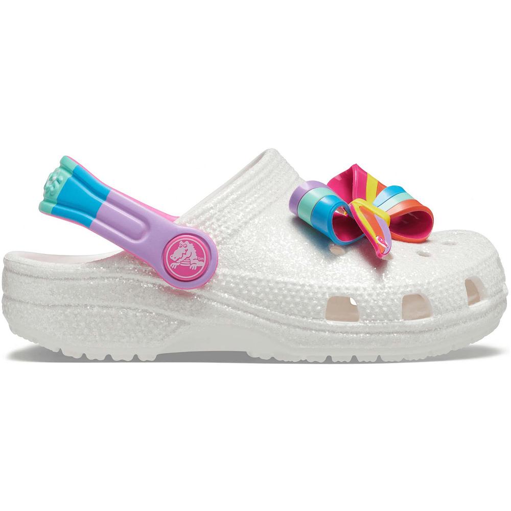 White Girls' Crocs Fun Lab JoJo Siwa Clogs | NZ 1487TCEV